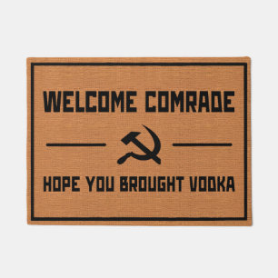 Tapete Engraçado URSS Guerra Fria Humor Russo Minimalista