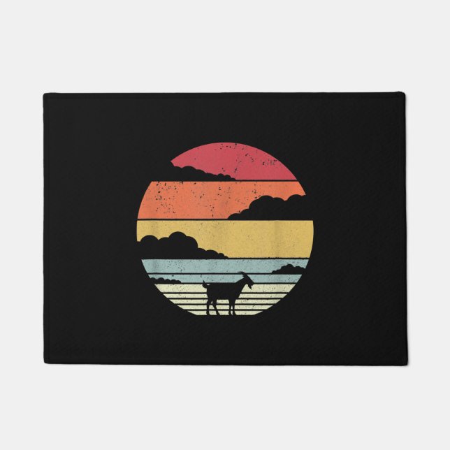 Tapete Engraçado Vintage Goat Gift (Frente)