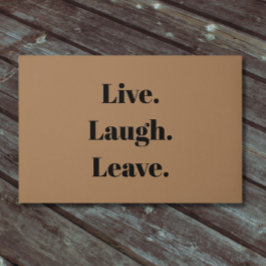 Tapete Engraçado "Viva. Ria. Saia." Antissocial Introduve