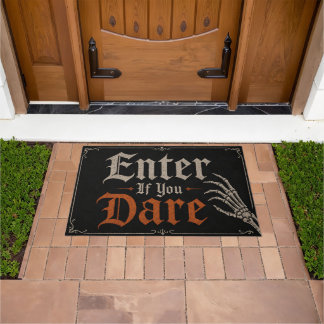 Tapete Enter If You Dare Skeleton Hand Halloween Doormat