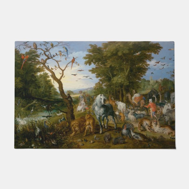 Tapete Entrada dos animais na arca de Noah (Brueghel) (Frente)