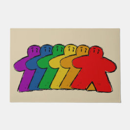 Tapete Entrada na Frente do Jogo Conselho Rainbow Meple