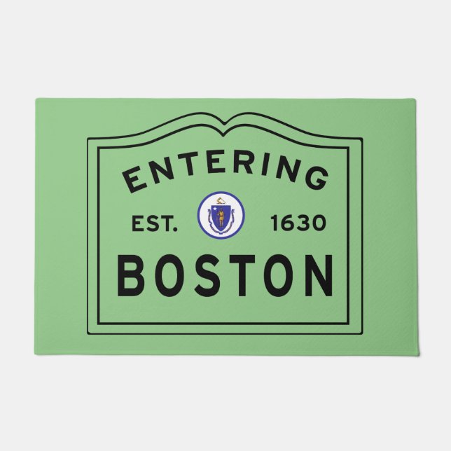 Tapete Entrando na Porta do MÃE de Boston (Frente)