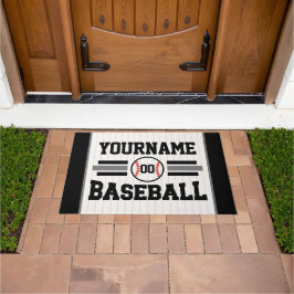Tapete Equipe de NOME Personalizada do Jogador de Basebal