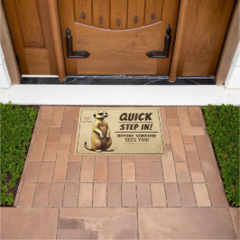 Tapete Erdmännchen Willkommensgruß für charmante Familien