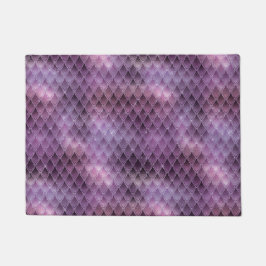 Tapete Escamas de Dragão com Ombre Roxo Brilhante e Brilh
