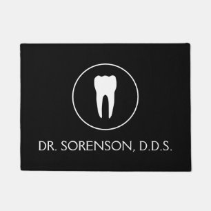 Tapete Escolha seu Doormat do nome do dentista da cor