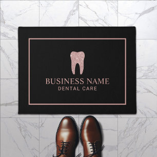 Tapete Escritório dental moderno do dente Dourado