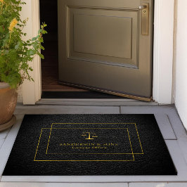 Tapete Escritório legal do advogado elegante negro de lux