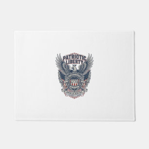 Tapete Escudo de Batalha Patriótico 1776 Símbolo Inspirad