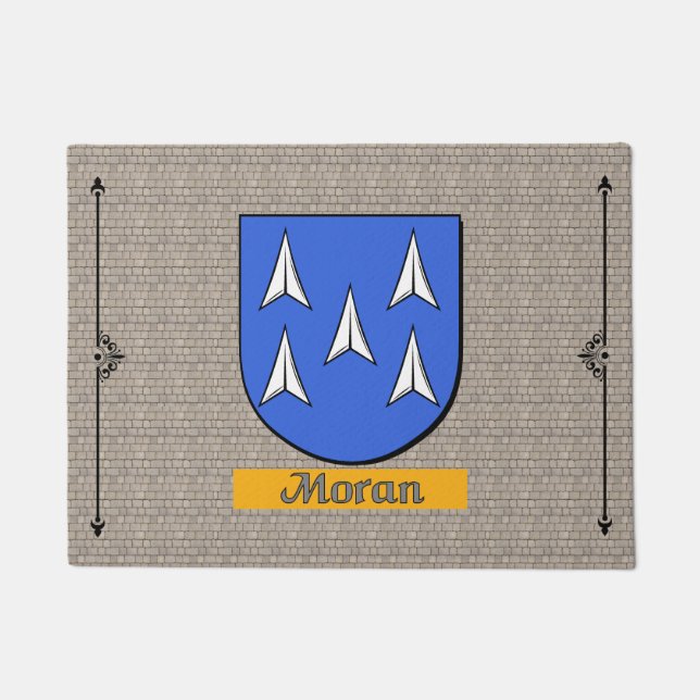 Tapete Escudo Histórico Morano em Cobblestone (Frente)