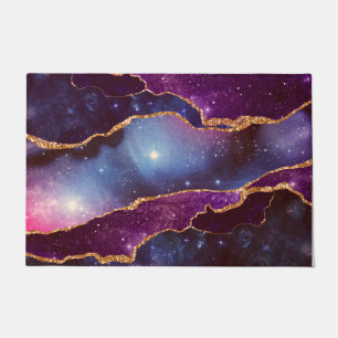 Tapete Espaço Azul e Roxo e estrelas Agitação moderna