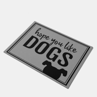 Tapete Esperança você gosta do Doormat dos cães