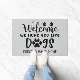 Tapete Espero Que Você Goste De Cães
