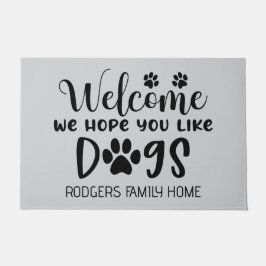 Tapete Espero Que Você Goste De Cães