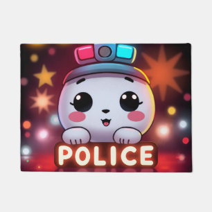Tapete Esquadrão de Polícia Fofo – Design de Patrulha Ado