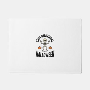 Tapete Esqueleto de Halloween Supernatural Engraçado Vint