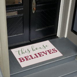 Tapete esta casa acredita em Papais noeis de Natal