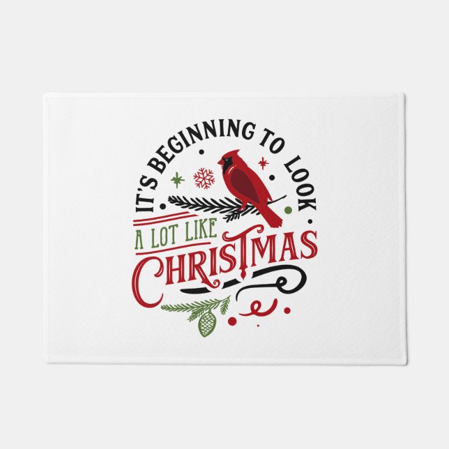 Tapete Está começando a se parecer muito com o Natal (Frente)