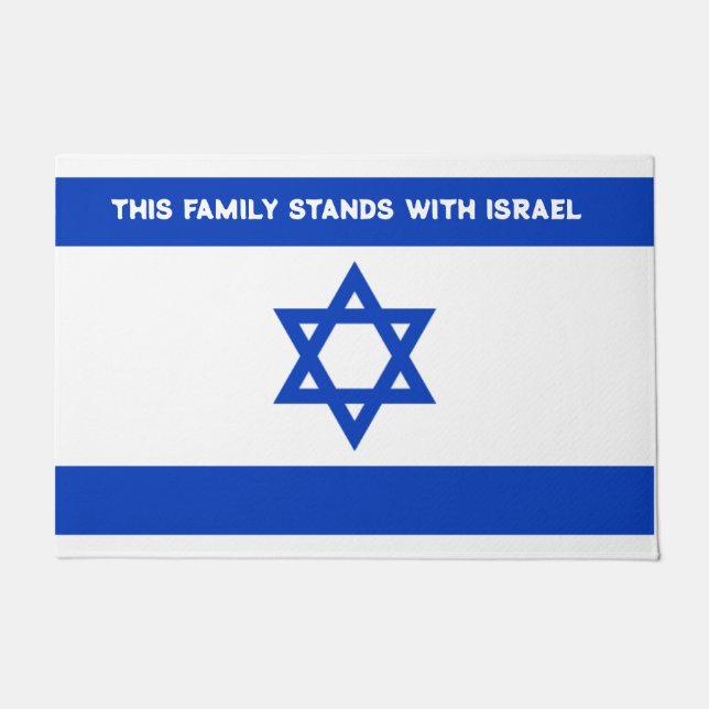 TAPETE ESTA FAMÍLIA ESTÁ COM ISRAEL (Frente)