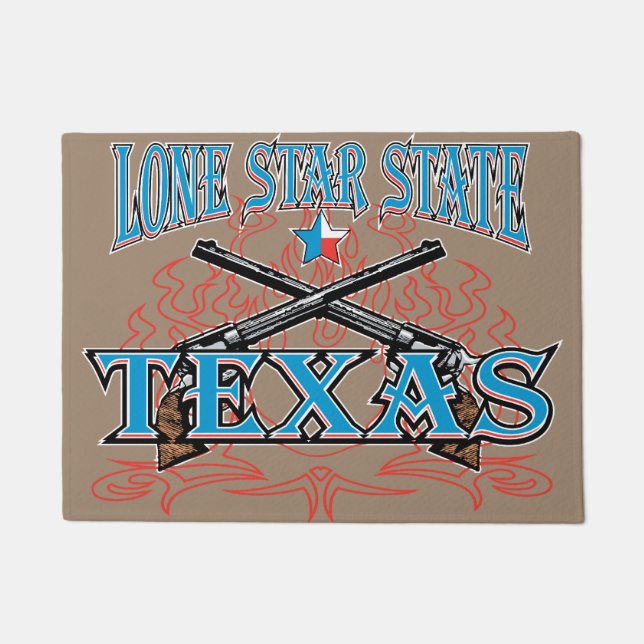 Tapete Estado da Estrela Solitária do Texas (Frente)