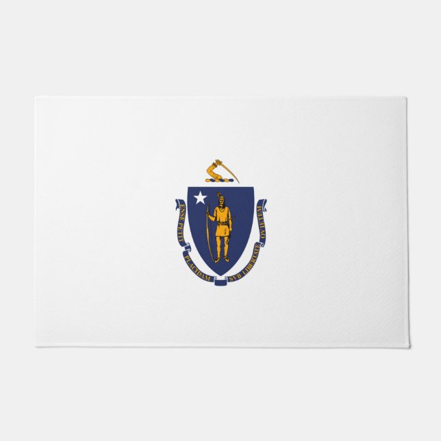 Tapete Estado de Massachusetts Flag Design (Frente)