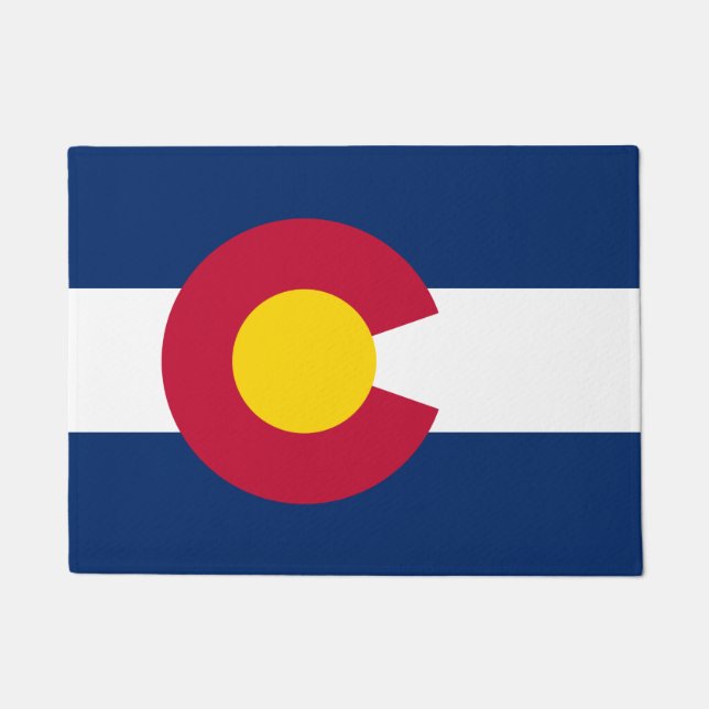 Tapete Estado do Colorado & Colorado Flag/EUA (Frente)