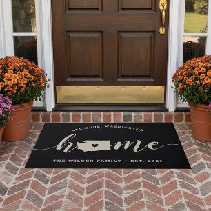 Tapete Estado Residencial de Washington Personalizado
