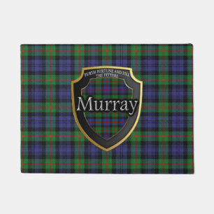 Tapete Esteira bem-vinda do protetor escocês do Tartan d