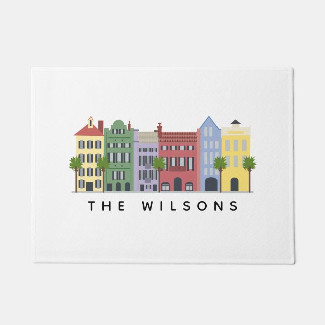 Tapete Esteira bem-vinda do SC de Charleston da fileira (Frente)