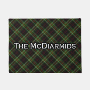 Tapete Esteira bem-vinda do Tartan de McDiarmid