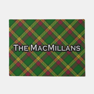Tapete Esteira bem-vinda do Tartan escocês de MacMillan