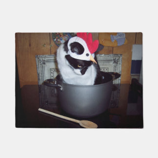 Tapete Esteira da cozinha do gato da canja de galinha