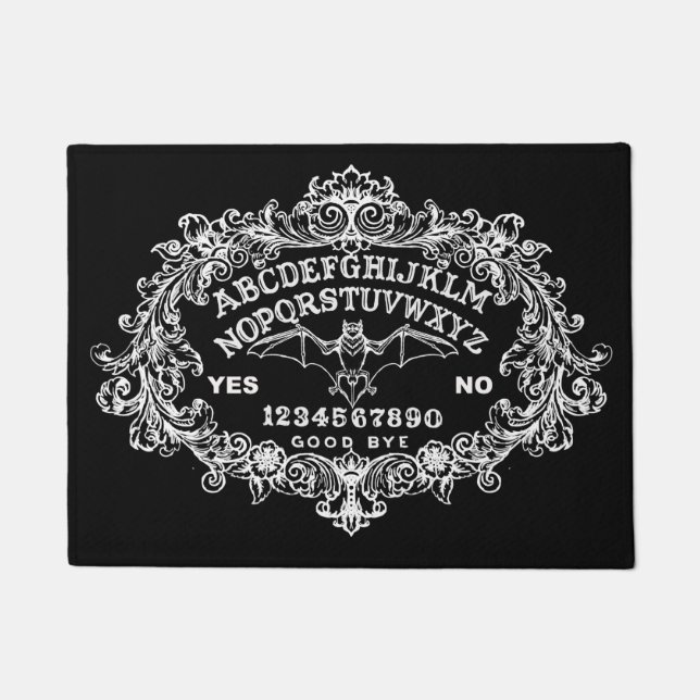 Tapete Esteira de porta barroco do conselho da bruxa (Frente)