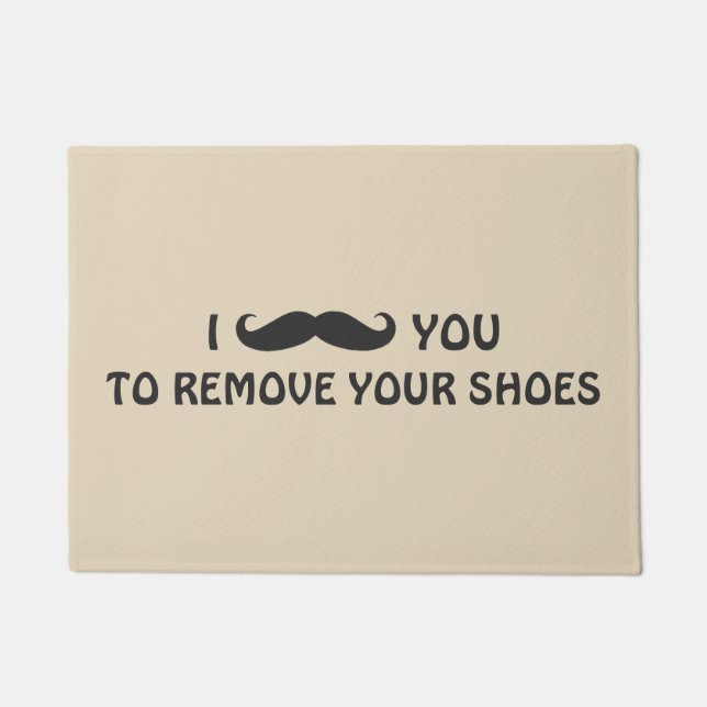 Tapete Esteira de porta - BIGODE VOCÊ (Frente)