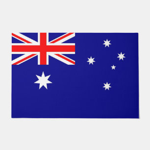 Tapete Esteira de porta com a bandeira de Austrália
