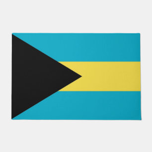 Tapete Esteira de porta com a bandeira de Bahamas