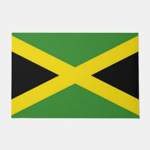 Tapete Esteira de porta com a bandeira de Jamaica