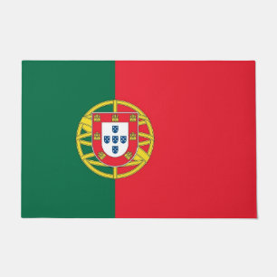 Tapete Esteira de porta com a bandeira de Portugal