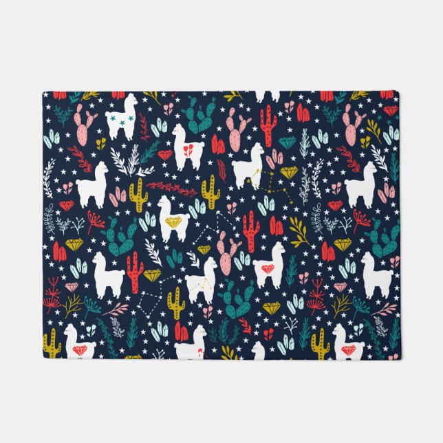 Tapete Esteira de porta da alpaca (Frente)