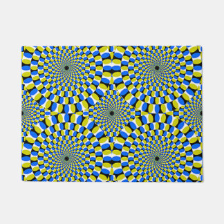 Tapete esteira de porta das ilusões ópticas 18x24