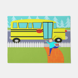 Tapete Esteira de porta de travamento dos desenhos