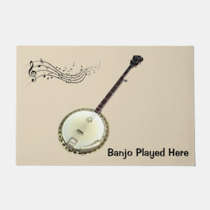 Tapete Esteira de porta do banjo