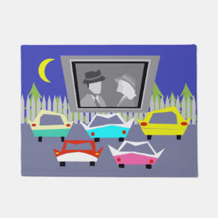 Tapete Esteira de porta do filme do cinema ao ar livre da