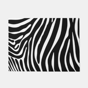 Tapete Esteira de porta do impressão da zebra