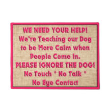 Esteira de porta do treinamento do cão