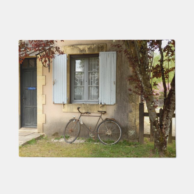 Tapete Esteira de porta francesa da casa (Frente)