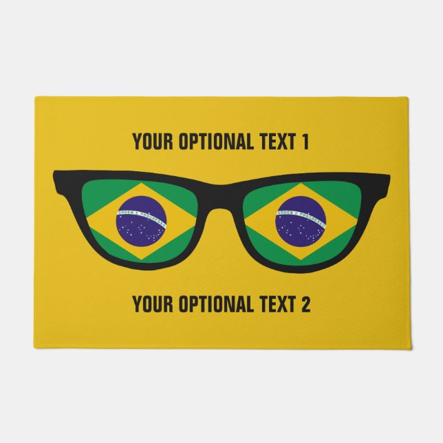 Tapete Esteiras de porta feitas sob encomenda das (Frente)