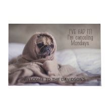 Esteiras de porta feitas sob encomenda do cão