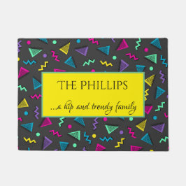 Tapete Estilo Hip e Trendy 80s Retro Bem-vindo